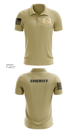 Short Sleeve Performance Polo, Susquehanna County Sheriff, Police, Teamtime, Team time, sublimation, custom sports apparel, team uniforms, spirit wear, spiritwear, sports uniforms, custom shirts, team store, custom team store, fundraiser sports, apparel fundraiser