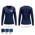 Youth Services Women's Long Sleeve V-neck Shirt - 1