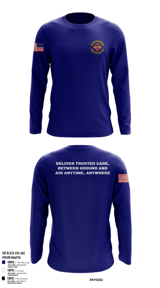 Long Sleeve Performance Shirt, 452d Aeromedical Staging Squadron, Air Force, Teamtime, Team time, sublimation, custom sports apparel, team uniforms, spirit wear, spiritwear, sports uniforms, custom shirts, team store, custom team store, fundraiser sports, apparel fundraiser