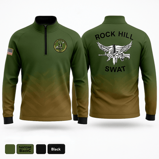 Quarter Zip Jacket, Rock Hill SWAT, Police, Teamtime, Team time, sublimation, custom sports apparel, team uniforms, spirit wear, spiritwear, sports uniforms, custom shirts, team store, custom team store, fundraiser sports, apparel fundraiser