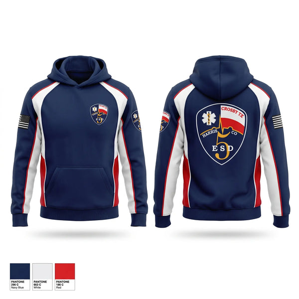 Hoodie, Crosby EMS, EMS/EMT, Teamtime, Team time, sublimation, custom sports apparel, team uniforms, spirit wear, spiritwear, sports uniforms, custom shirts, team store, custom team store, fundraiser sports, apparel fundraiser