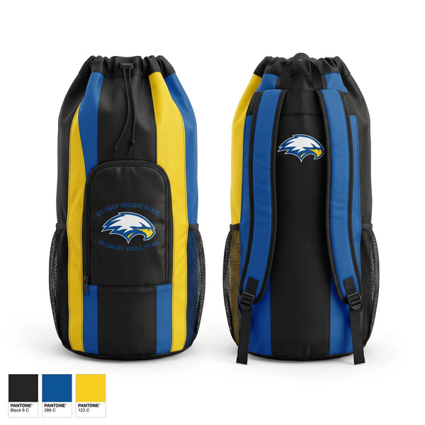 Gear Bag, RUSKIN HIGHSCHOOL MCJROTC, Marines, Teamtime, Team time, sublimation, custom sports apparel, team uniforms, spirit wear, spiritwear, sports uniforms, custom shirts, team store, custom team store, fundraiser sports, apparel fundraiser