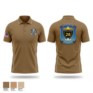 Short Sleeve Performance Polo, Destroyer Squadron 28, Navy, Teamtime, Team time, sublimation, custom sports apparel, team uniforms, spirit wear, spiritwear, sports uniforms, custom shirts, team store, custom team store, fundraiser sports, apparel fundraiser