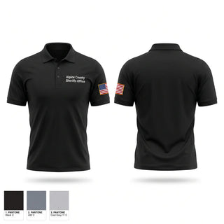 Short Sleeve Performance Polo, Alpine County Sheriff's Office, Police, Teamtime, Team time, sublimation, custom sports apparel, team uniforms, spirit wear, spiritwear, sports uniforms, custom shirts, team store, custom team store, fundraiser sports, apparel fundraiser