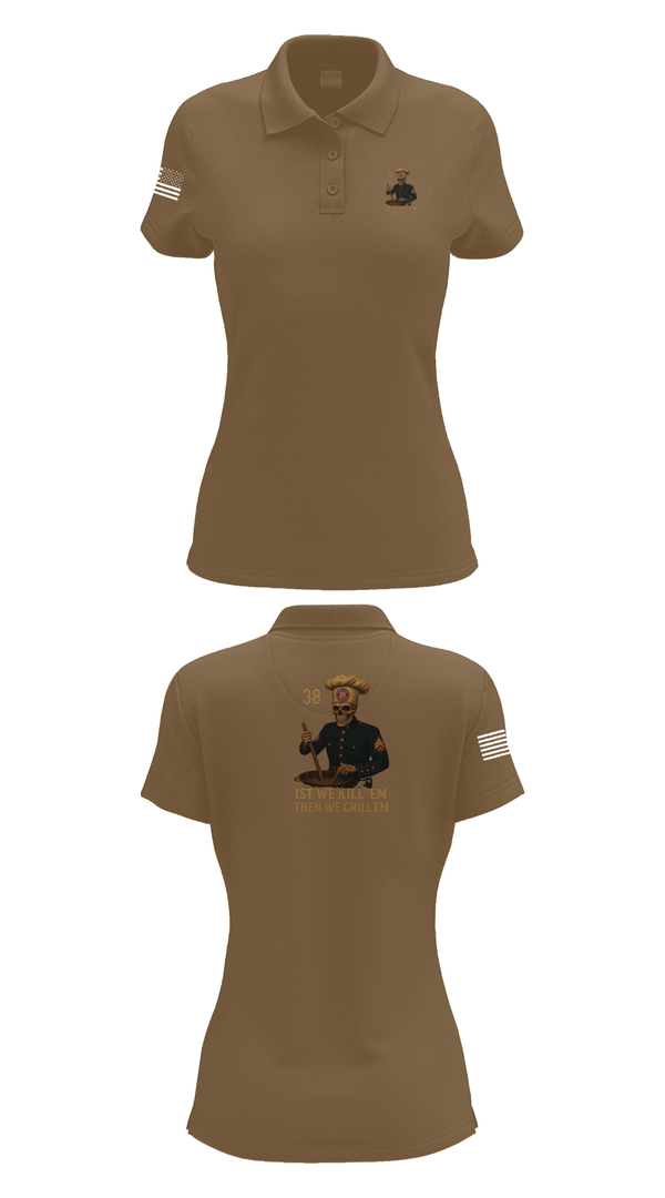 Womens Short Sleeve Performance Polo, 1/1, Marines, Teamtime, Team time, sublimation, custom sports apparel, team uniforms, spirit wear, spiritwear, sports uniforms, custom shirts, team store, custom team store, fundraiser sports, apparel fundraiser