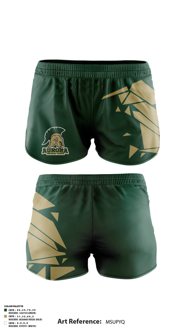 Track Shorts, Aurora Central High School Dance, Spirit Store, Teamtime, Team time, sublimation, custom sports apparel, team uniforms, spirit wear, spiritwear, sports uniforms, custom shirts, team store, custom team store, fundraiser sports, apparel fundraiser