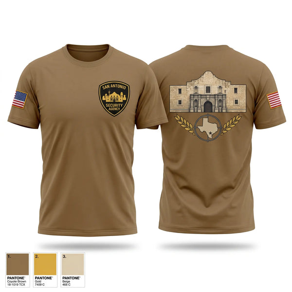San Antonio security agency Old School Cotton Feel Shirt - 1