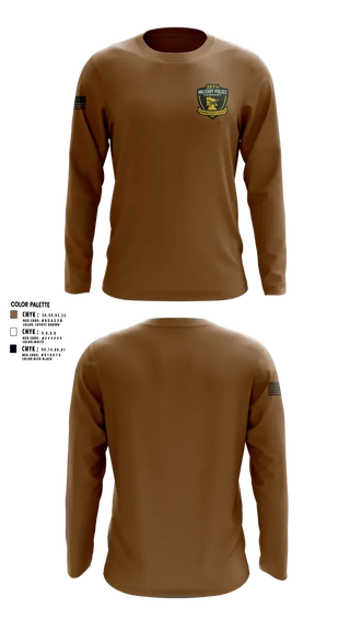 Long Sleeve Performance Shirt, 257th Military Police Company, National Guard, Teamtime, Team time, sublimation, custom sports apparel, team uniforms, spirit wear, spiritwear, sports uniforms, custom shirts, team store, custom team store, fundraiser sports, apparel fundraiser