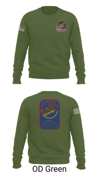 Crew Neck Sweatshirt, 100th Missile Defense Brigade, , Teamtime, Team time, sublimation, custom sports apparel, team uniforms, spirit wear, spiritwear, sports uniforms, custom shirts, team store, custom team store, fundraiser sports, apparel fundraiser