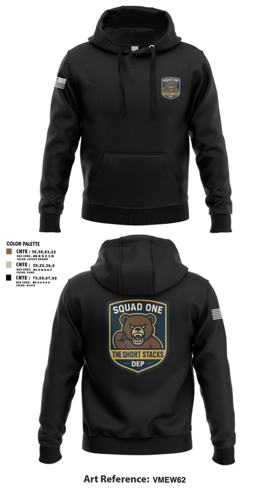 DEP Police Squad One 32340709 Hoodie - 3