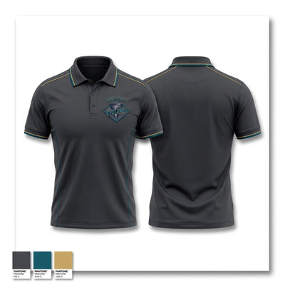 Lake-Erie Cyclones Short Sleeve Performance Polo - 1