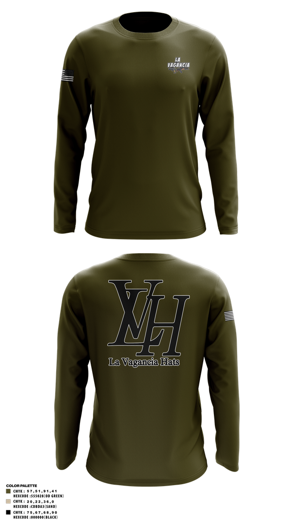 Long Sleeve Performance Shirt, La Vagancia Hats, , Teamtime, Team time, sublimation, custom sports apparel, team uniforms, spirit wear, spiritwear, sports uniforms, custom shirts, team store, custom team store, fundraiser sports, apparel fundraiser