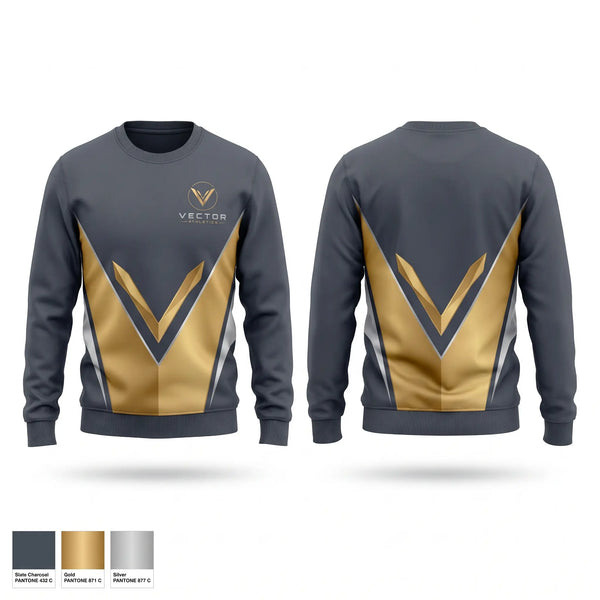 Crew Neck Sweatshirt, Vector Athletics, Men's Soccer, Teamtime, Team time, sublimation, custom sports apparel, team uniforms, spirit wear, spiritwear, sports uniforms, custom shirts, team store, custom team store, fundraiser sports, apparel fundraiser