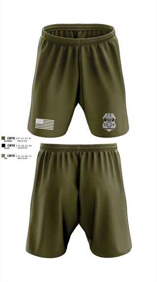 Athletic Shorts With Pockets, ATF, Police, Teamtime, Team time, sublimation, custom sports apparel, team uniforms, spirit wear, spiritwear, sports uniforms, custom shirts, team store, custom team store, fundraiser sports, apparel fundraiser