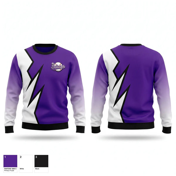 Crew Neck Sweatshirt, The Left Overs, Baseball, Teamtime, Team time, sublimation, custom sports apparel, team uniforms, spirit wear, spiritwear, sports uniforms, custom shirts, team store, custom team store, fundraiser sports, apparel fundraiser