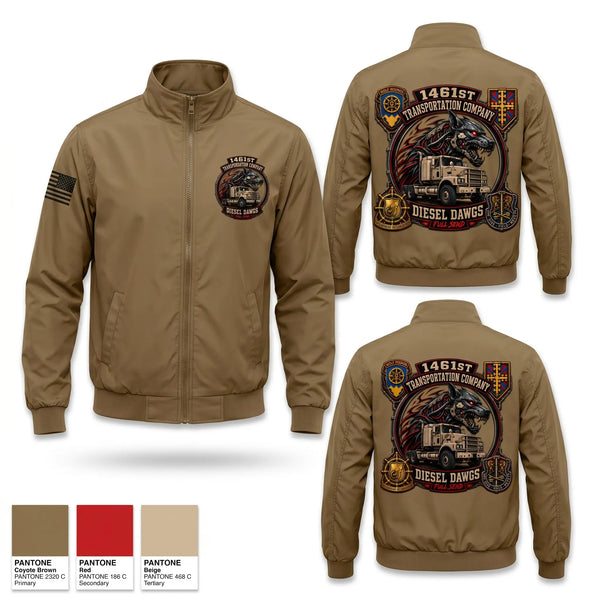 Windbreaker, 1461st Transportation Company, National Guard, Teamtime, Team time, sublimation, custom sports apparel, team uniforms, spirit wear, spiritwear, sports uniforms, custom shirts, team store, custom team store, fundraiser sports, apparel fundraiser