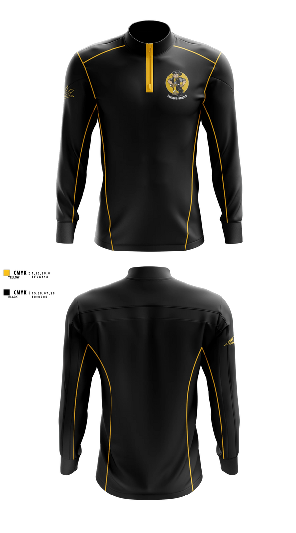 Quarter Zip Jacket, Sargent Farmers, Spirit Store, Teamtime, Team time, sublimation, custom sports apparel, team uniforms, spirit wear, spiritwear, sports uniforms, custom shirts, team store, custom team store, fundraiser sports, apparel fundraiser