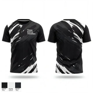 Short Sleeve Performance Shirt, Texas Dance Travelers, Cheer, Teamtime, Team time, sublimation, custom sports apparel, team uniforms, spirit wear, spiritwear, sports uniforms, custom shirts, team store, custom team store, fundraiser sports, apparel fundraiser