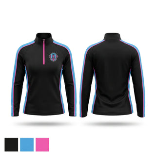 Quarter Zip Jacket, Ohio Diamonds, Softball, Teamtime, Team time, sublimation, custom sports apparel, team uniforms, spirit wear, spiritwear, sports uniforms, custom shirts, team store, custom team store, fundraiser sports, apparel fundraiser