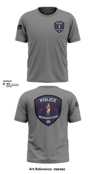 Short Sleeve Performance Shirt, Morgantown Police Department, Police, Teamtime, Team time, sublimation, custom sports apparel, team uniforms, spirit wear, spiritwear, sports uniforms, custom shirts, team store, custom team store, fundraiser sports, apparel fundraiser