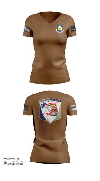 Womens Short Sleeve Vneck Shirt, 61st Eagle Squadron, Air Force, Teamtime, Team time, sublimation, custom sports apparel, team uniforms, spirit wear, spiritwear, sports uniforms, custom shirts, team store, custom team store, fundraiser sports, apparel fundraiser