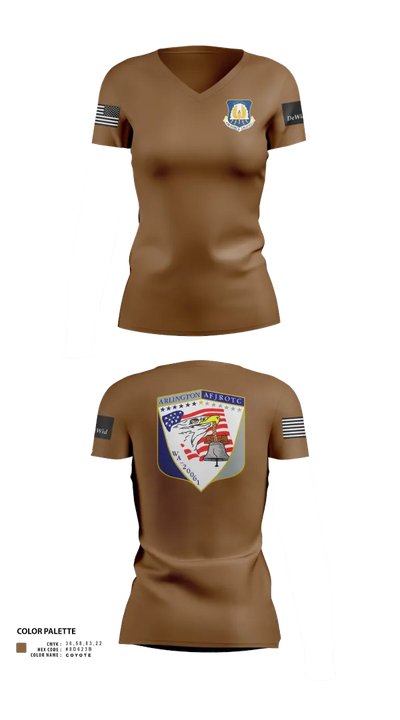 61st Eagle Squadron 97099286 Women's Short Sleeve V-neck Shirt - 21