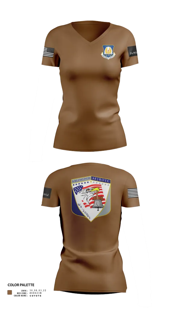 Womens Short Sleeve Vneck Shirt, 61st Eagle Squadron, Air Force, Teamtime, Team time, sublimation, custom sports apparel, team uniforms, spirit wear, spiritwear, sports uniforms, custom shirts, team store, custom team store, fundraiser sports, apparel fundraiser