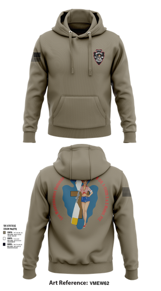Hoodie, B Co. 1/114th S&S, , Teamtime, Team time, sublimation, custom sports apparel, team uniforms, spirit wear, spiritwear, sports uniforms, custom shirts, team store, custom team store, fundraiser sports, apparel fundraiser