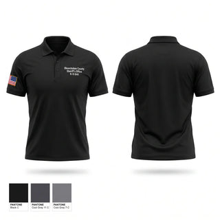 Short Sleeve Performance Polo, Okeechobee County Sheriff’s Office K9 Unit, Police, Teamtime, Team time, sublimation, custom sports apparel, team uniforms, spirit wear, spiritwear, sports uniforms, custom shirts, team store, custom team store, fundraiser sports, apparel fundraiser