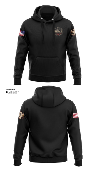 Hoodie, Rapid Emergency Management, EMS/EMT, Teamtime, Team time, sublimation, custom sports apparel, team uniforms, spirit wear, spiritwear, sports uniforms, custom shirts, team store, custom team store, fundraiser sports, apparel fundraiser