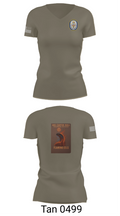Uss Carter Hall 96042318 Women's Short Sleeve V-neck Shirt - 65