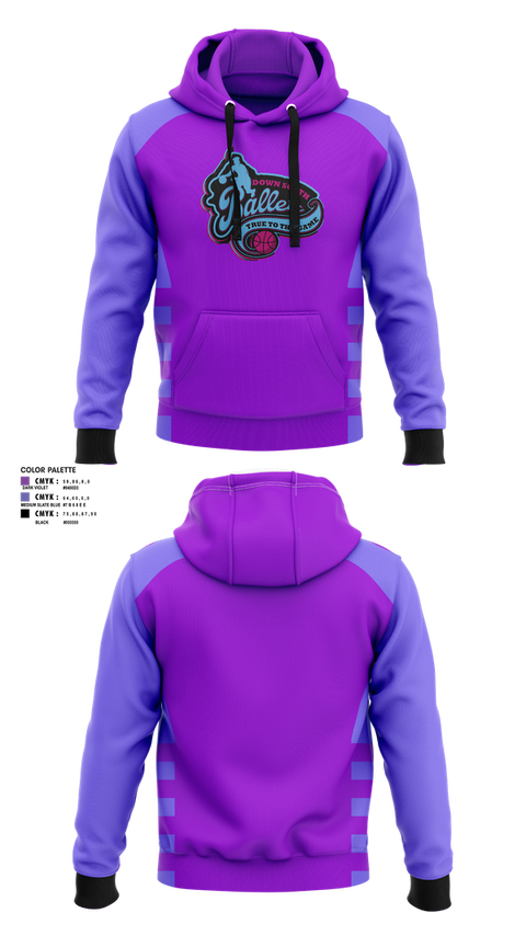 Hoodie, Down South Ballerz, Men's Basketball, Teamtime, Team time, sublimation, custom sports apparel, team uniforms, spirit wear, spiritwear, sports uniforms, custom shirts, team store, custom team store, fundraiser sports, apparel fundraiser
