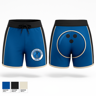 Womens Shorts, Leavenworth Pioneer Bowling, Bowling, Teamtime, Team time, sublimation, custom sports apparel, team uniforms, spirit wear, spiritwear, sports uniforms, custom shirts, team store, custom team store, fundraiser sports, apparel fundraiser