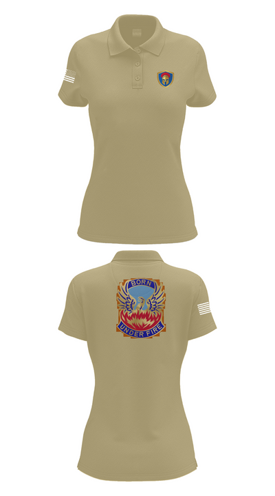HHC/128th Aviation Brigade 36515709 Women's Short Sleeve Performance Polo  - 95