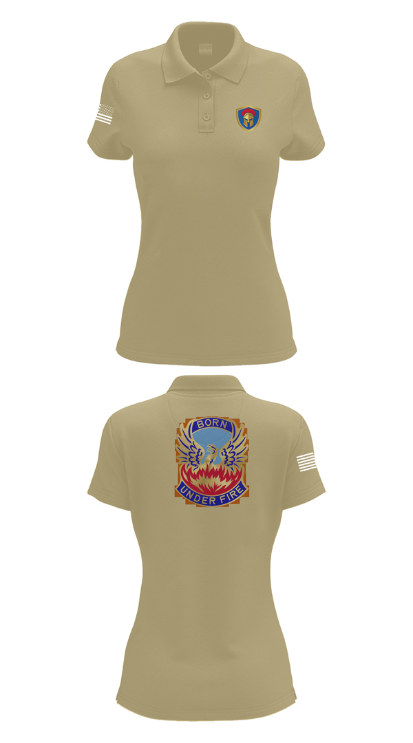 Womens Short Sleeve Performance Polo, HHC/128th Aviation Brigade, , Teamtime, Team time, sublimation, custom sports apparel, team uniforms, spirit wear, spiritwear, sports uniforms, custom shirts, team store, custom team store, fundraiser sports, apparel fundraiser