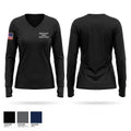 Brentwood Police Department Women's Long Sleeve V-neck Shirt - 1