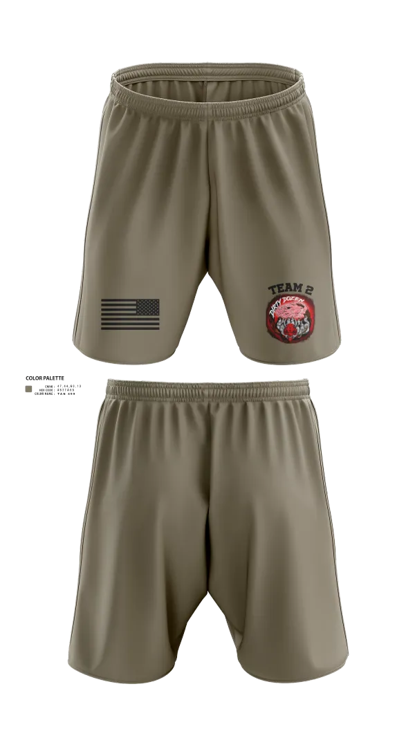 Athletic Shorts With Pockets, Dirty Dozen, , Teamtime, Team time, sublimation, custom sports apparel, team uniforms, spirit wear, spiritwear, sports uniforms, custom shirts, team store, custom team store, fundraiser sports, apparel fundraiser
