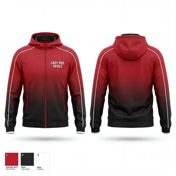 Windbreaker, Lady Red Devils, Softball, Teamtime, Team time, sublimation, custom sports apparel, team uniforms, spirit wear, spiritwear, sports uniforms, custom shirts, team store, custom team store, fundraiser sports, apparel fundraiser