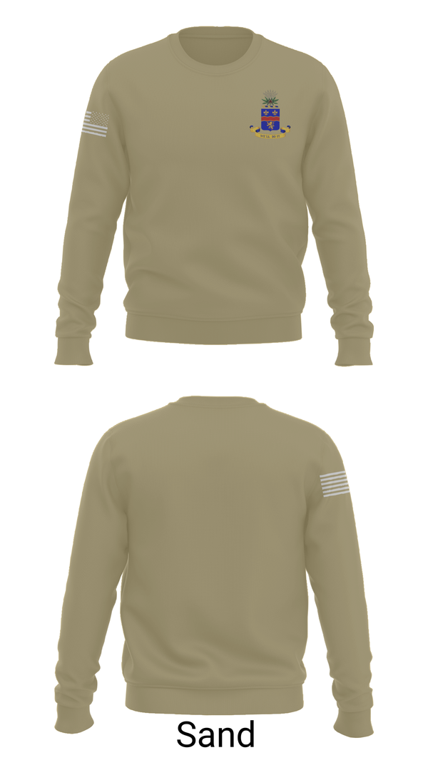 Crew Neck Sweatshirt, 148th IN RGT, , Teamtime, Team time, sublimation, custom sports apparel, team uniforms, spirit wear, spiritwear, sports uniforms, custom shirts, team store, custom team store, fundraiser sports, apparel fundraiser