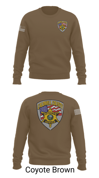 Crew Neck Sweatshirt, Caldwell County Sheriff's Office, , Teamtime, Team time, sublimation, custom sports apparel, team uniforms, spirit wear, spiritwear, sports uniforms, custom shirts, team store, custom team store, fundraiser sports, apparel fundraiser