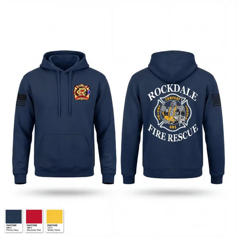 Hoodie, Rockdale County Fire Rescue Company 1, Fire Department, Teamtime, Team time, sublimation, custom sports apparel, team uniforms, spirit wear, spiritwear, sports uniforms, custom shirts, team store, custom team store, fundraiser sports, apparel fundraiser