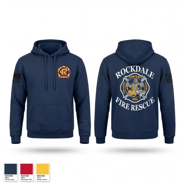 Hoodie, Rockdale County Fire Rescue Company 1, Fire Department, Teamtime, Team time, sublimation, custom sports apparel, team uniforms, spirit wear, spiritwear, sports uniforms, custom shirts, team store, custom team store, fundraiser sports, apparel fundraiser