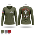 Call on Me Women's Long Sleeve V-neck Shirt - 1