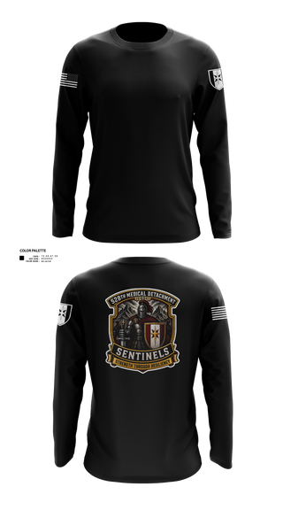 Long Sleeve Performance Shirt, 528th MED DET COSC, Army, Teamtime, Team time, sublimation, custom sports apparel, team uniforms, spirit wear, spiritwear, sports uniforms, custom shirts, team store, custom team store, fundraiser sports, apparel fundraiser