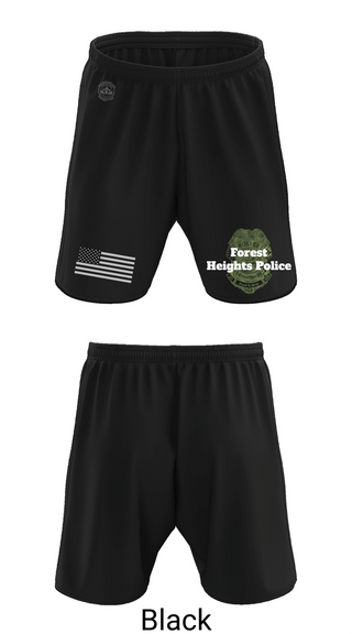 Athletic Shorts With Pockets, Forest Heights Police, Police, Teamtime, Team time, sublimation, custom sports apparel, team uniforms, spirit wear, spiritwear, sports uniforms, custom shirts, team store, custom team store, fundraiser sports, apparel fundraiser