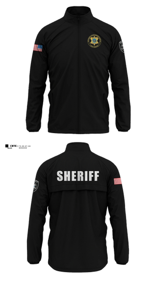 Windbreaker without hood, Jefferson County Sheriff's Office, Police, Teamtime, Team time, sublimation, custom sports apparel, team uniforms, spirit wear, spiritwear, sports uniforms, custom shirts, team store, custom team store, fundraiser sports, apparel fundraiser
