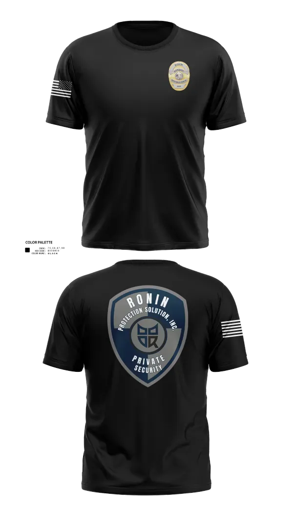 Ronin Protection Solutions Inc. 29948681 Old School Cotton Feel Shirt - 110