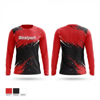 Long Sleeve Performance Shirt, Westport, Softball, Teamtime, Team time, sublimation, custom sports apparel, team uniforms, spirit wear, spiritwear, sports uniforms, custom shirts, team store, custom team store, fundraiser sports, apparel fundraiser