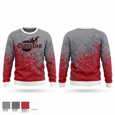 Crossfire Fastpitch 78677133 Crew Neck Sweatshirt - 1