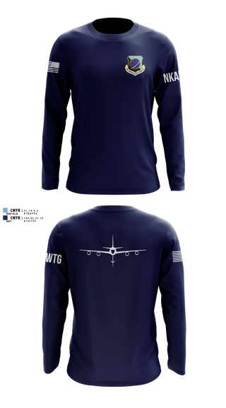 Long Sleeve Performance Shirt, 92 OG, Air Force, Teamtime, Team time, sublimation, custom sports apparel, team uniforms, spirit wear, spiritwear, sports uniforms, custom shirts, team store, custom team store, fundraiser sports, apparel fundraiser